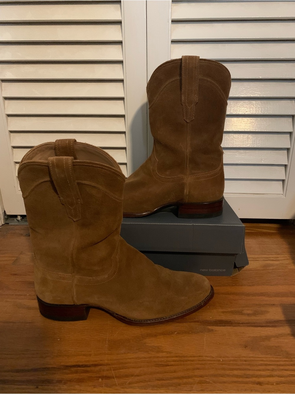 Tecovas Suede Western Boots